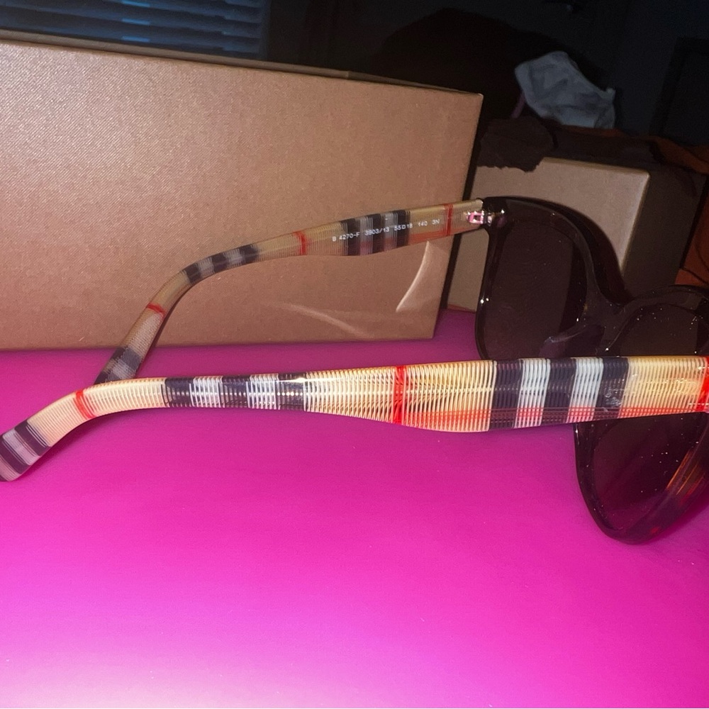 Burberry Black and Brown Sunglasses - Picture 3 of 5